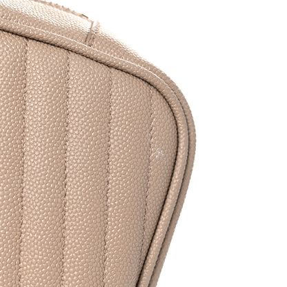 Saint Laurent Grain De Poudre Matelasse Monogram Mini Lou Camera Bag Dark Latte 12 of 12