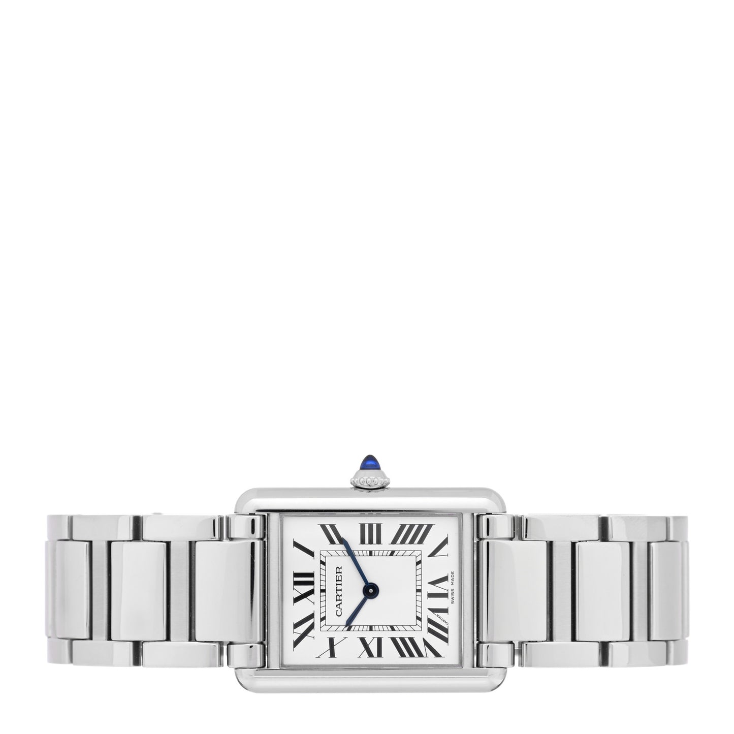 Stainless Steel 25mm Must de Cartier Tank Quartz Watch