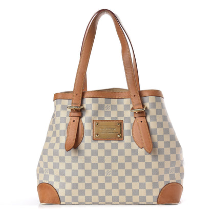 Louis Vuitton Damier Azur Hampstead MM 1 of 25