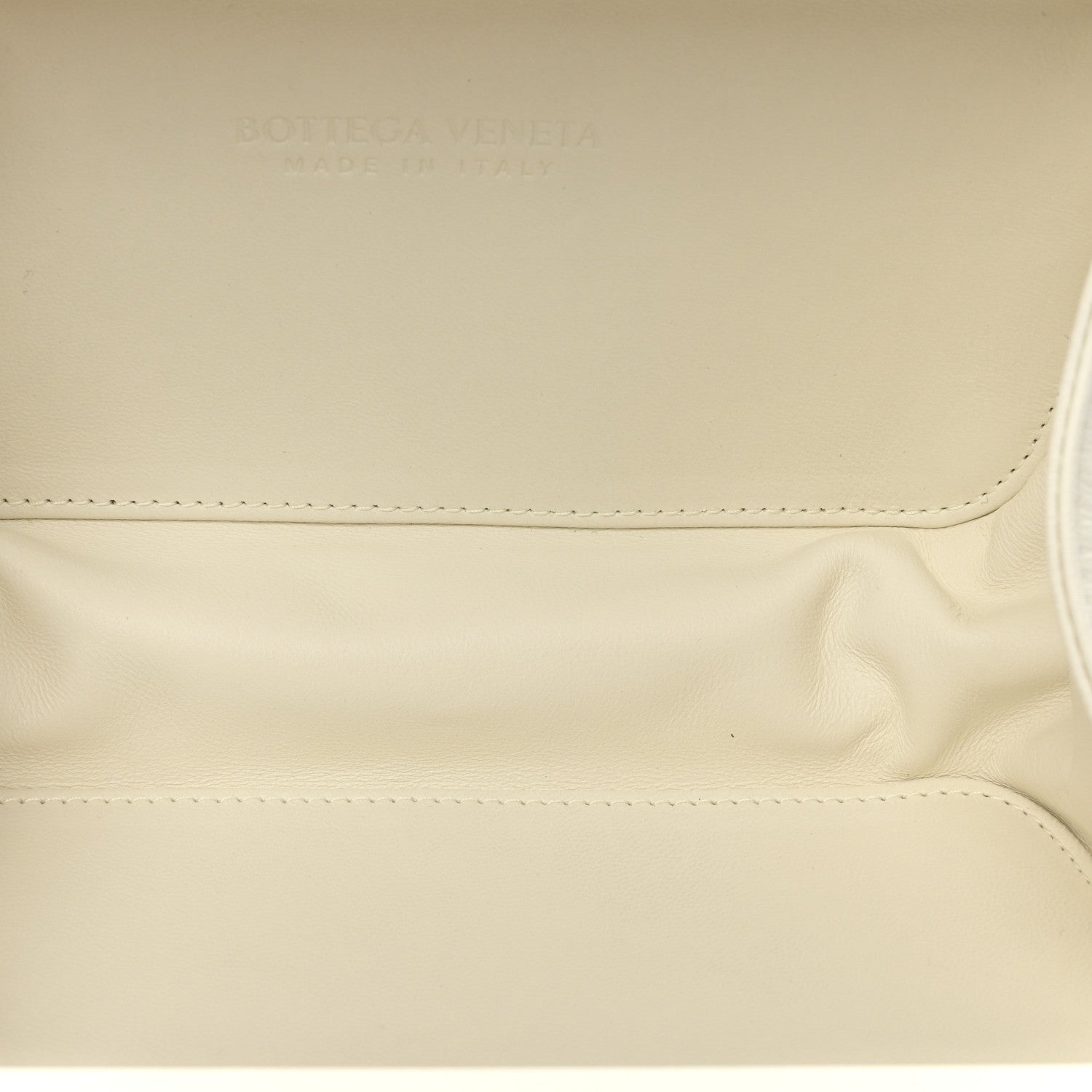 Bottega Veneta Foulard Intrecciato Minaudiere Knot Clutch Bone 5 of 13