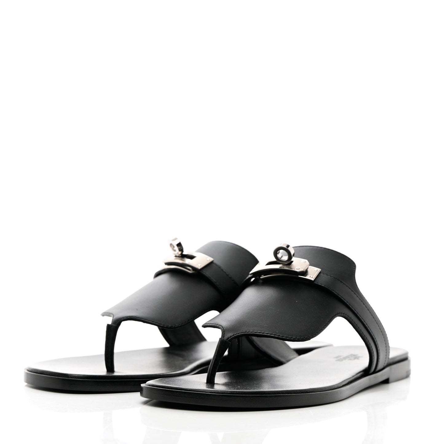 Calfskin Womens Elixir Sandals 36 Black