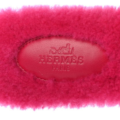 Hermes Woolskin Oran Sandals 37.5 7 of 8