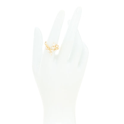 Anita Ko 18K Yellow Gold Diamond Ivy Ring 55 7.25 2 of 6
