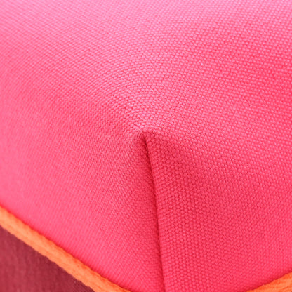 Hermes Canvas Large Bride-A-Brac Pouch Hibiscus 7 of 9