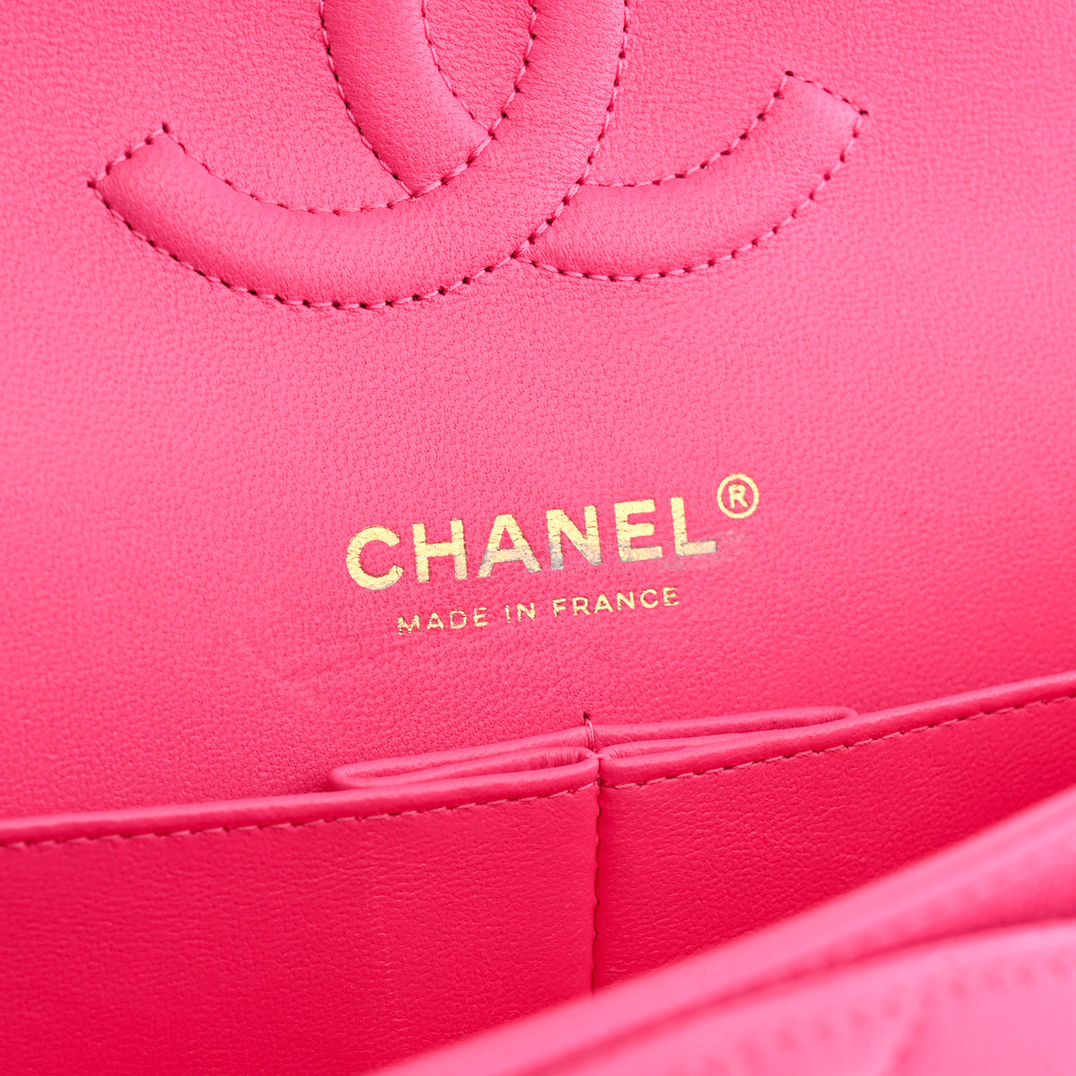 Chanel Caviar Quilted Medium Double Flap Pink 6 of 10