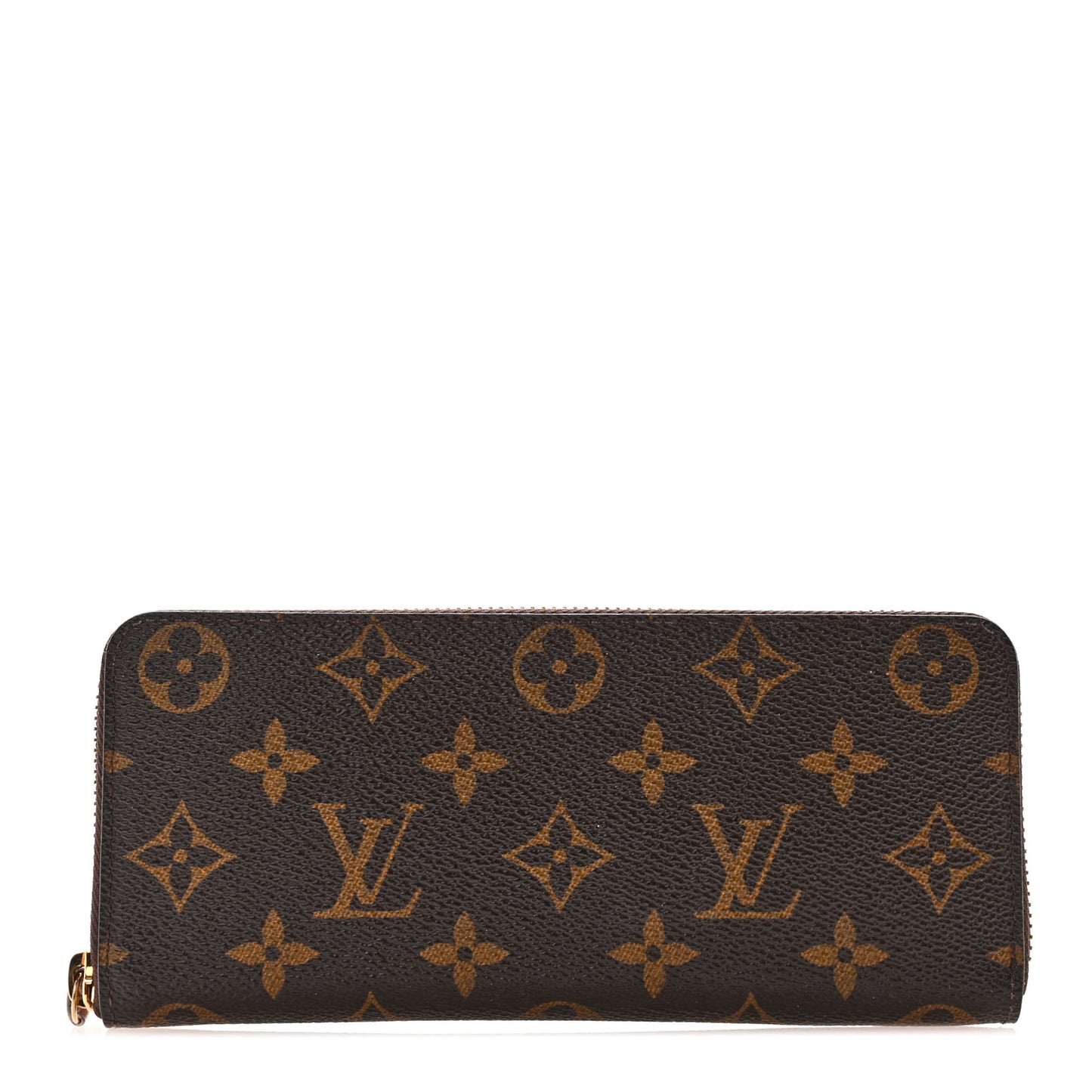 Monogram Clemence Wallet Rose Ballerine
