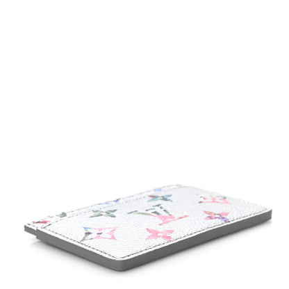 Louis Vuitton Metallic Monogram LV Garden Card Holder Silver 4 of 6