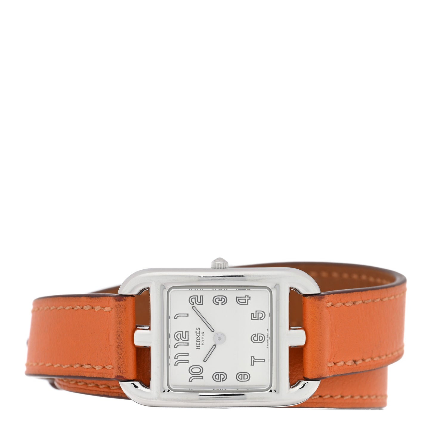 Stainless Steel Swift 23mm Cape Cod Double Tour Quartz Watch Orange