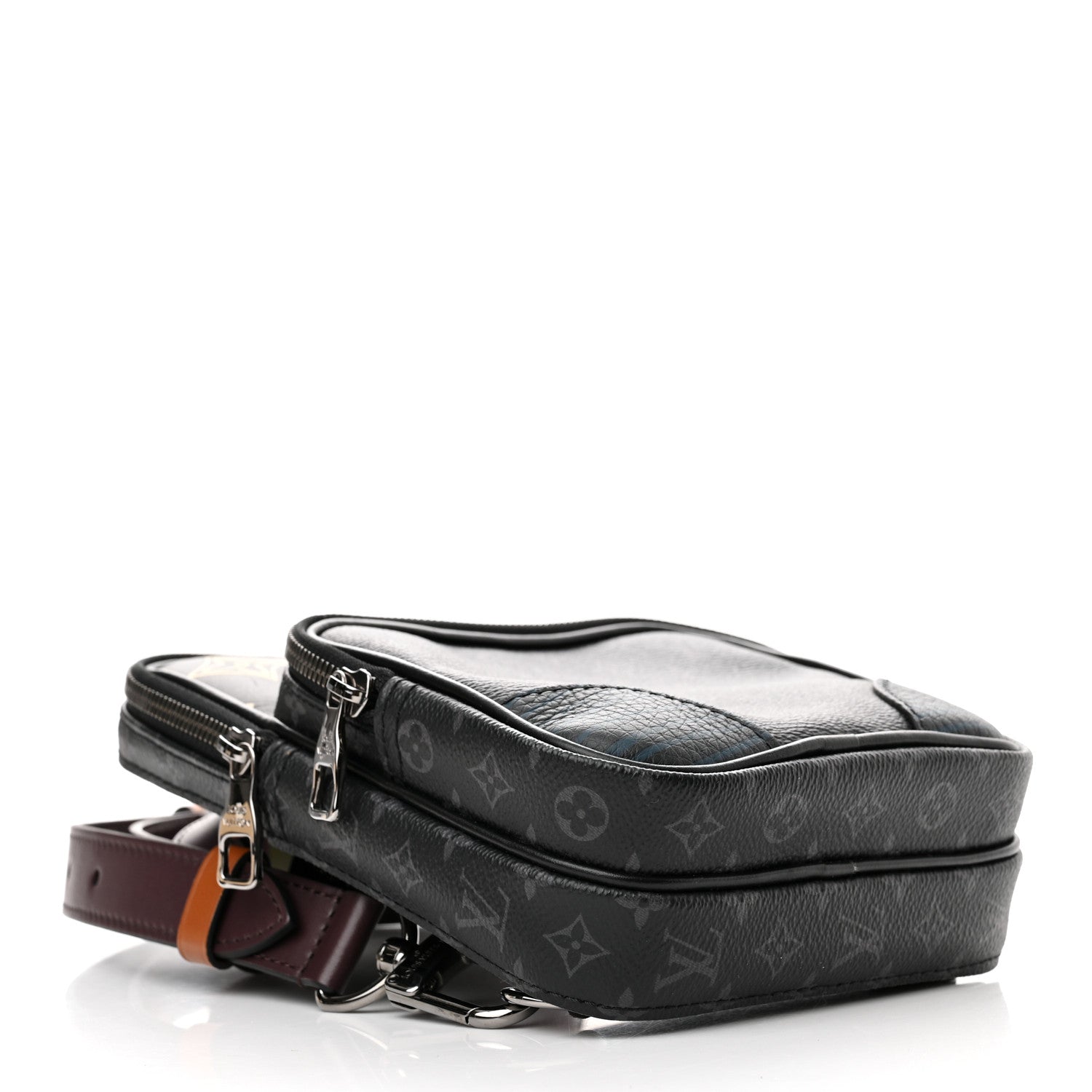 Louis Vuitton Monogram Eclipse Patchwork Amazone Sling Bag 4 of 11