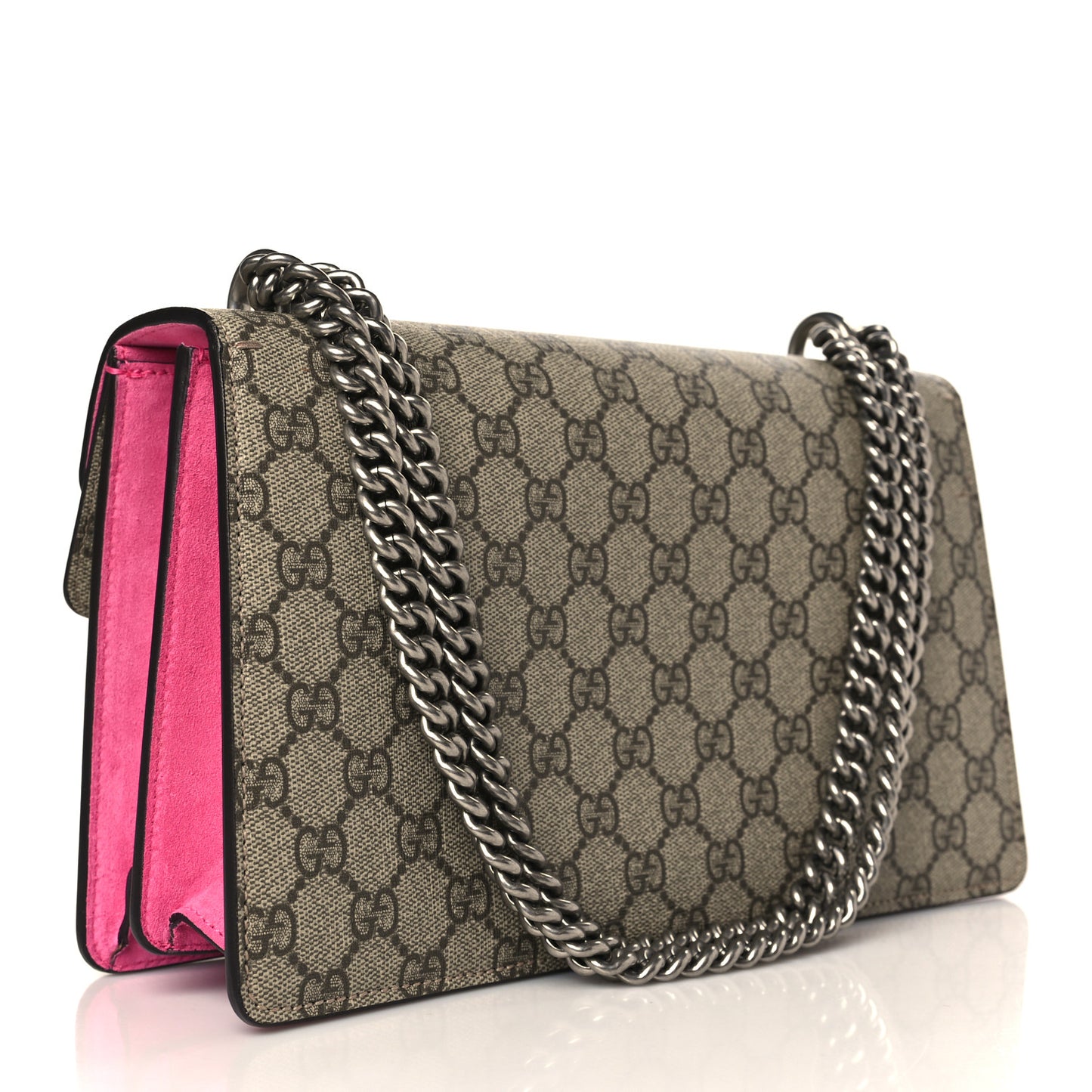 GG Supreme Monogram Small Dionysus Shoulder Bag Pink