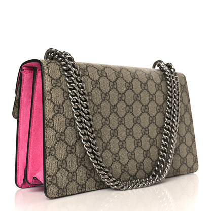 Gucci GG Supreme Monogram Small Dionysus Shoulder Bag Pink 3 of 11
