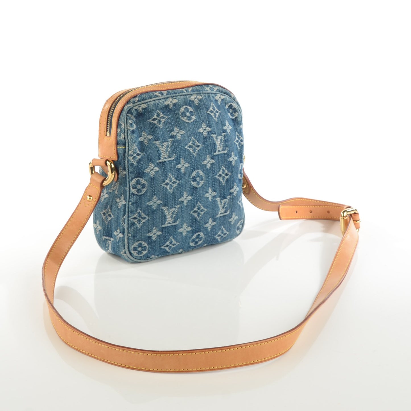Denim Camera Bag Blue
