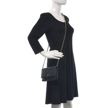 Chanel Caviar Quilted Wallet On Chain WOC Black 2 of 8