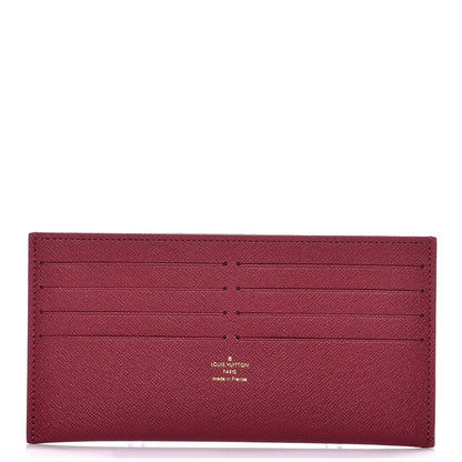 Louis Vuitton Calfskin Felicie Card Holder Insert Fuchsia 1 of 6