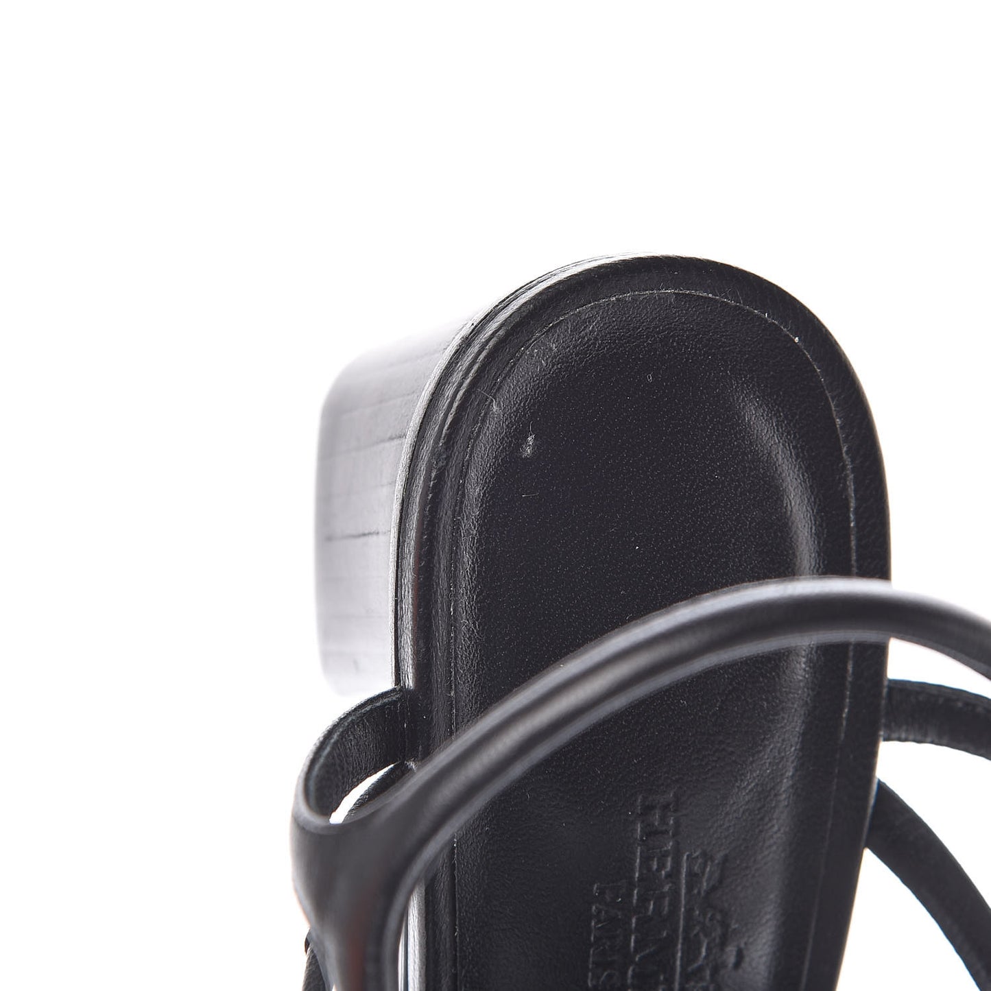 Calfskin Oracle Sandals 37.5 Black