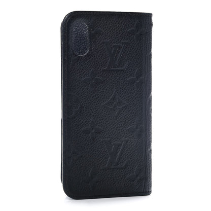 Louis Vuitton Empreinte iPhone X/XS Folio Case Black 3 of 10