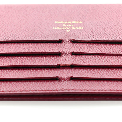 Louis Vuitton Calfskin Felicie Card Holder Insert Fuchsia 8 of 8
