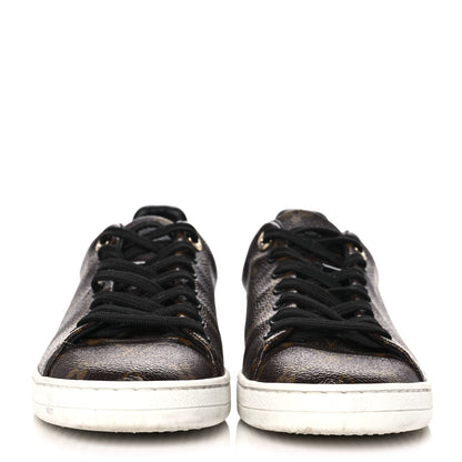 Louis Vuitton Patent Monogram Frontrow Sneakers 37.5 2 of 9