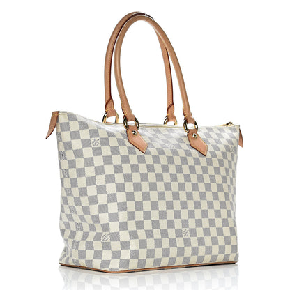 Louis Vuitton Damier Azur Saleya MM 3 of 15