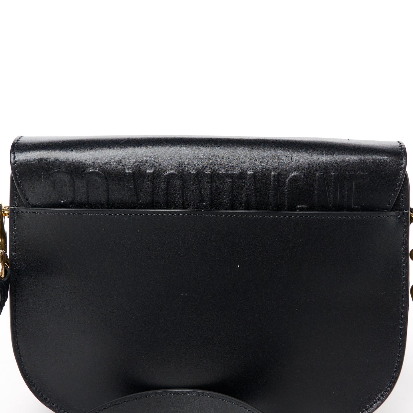 Box Calfskin Medium Bobby Flap Black