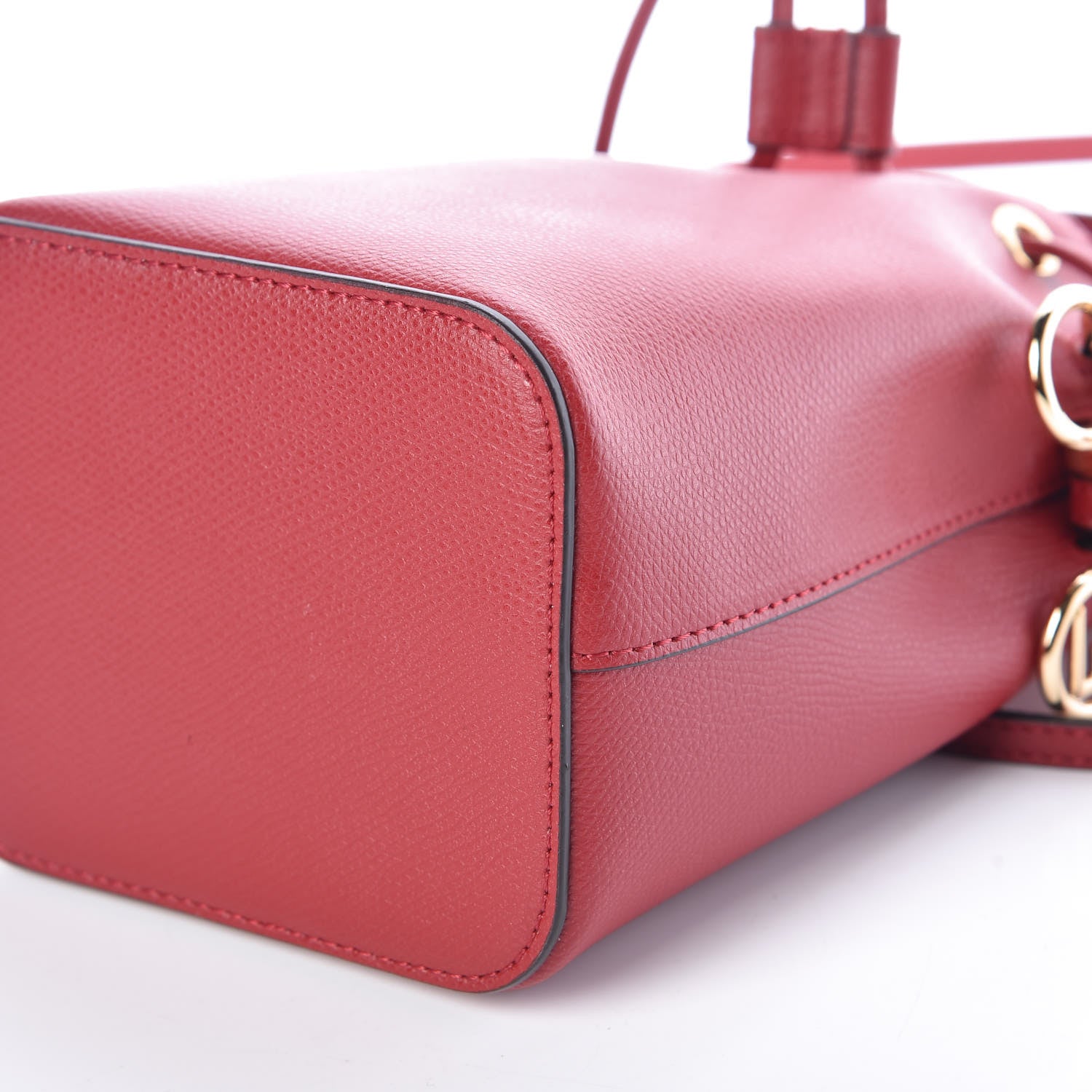 Fendi Vitello Cruise F is Fendi Mini Mon Tresor Bucket Bag Fragola 10 of 11