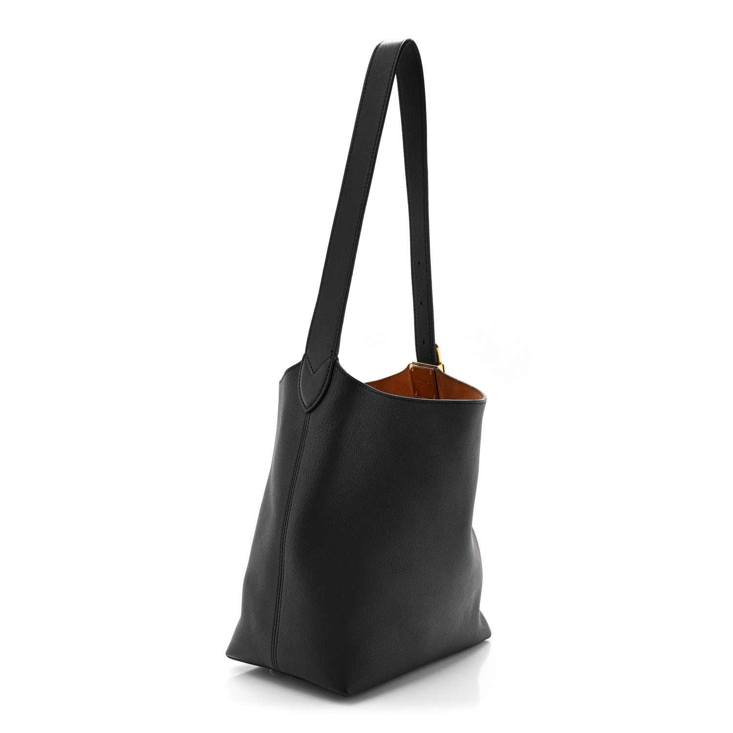 Louis Vuitton Grained Calfskin Low Key Hobo PM Black 4 of 15