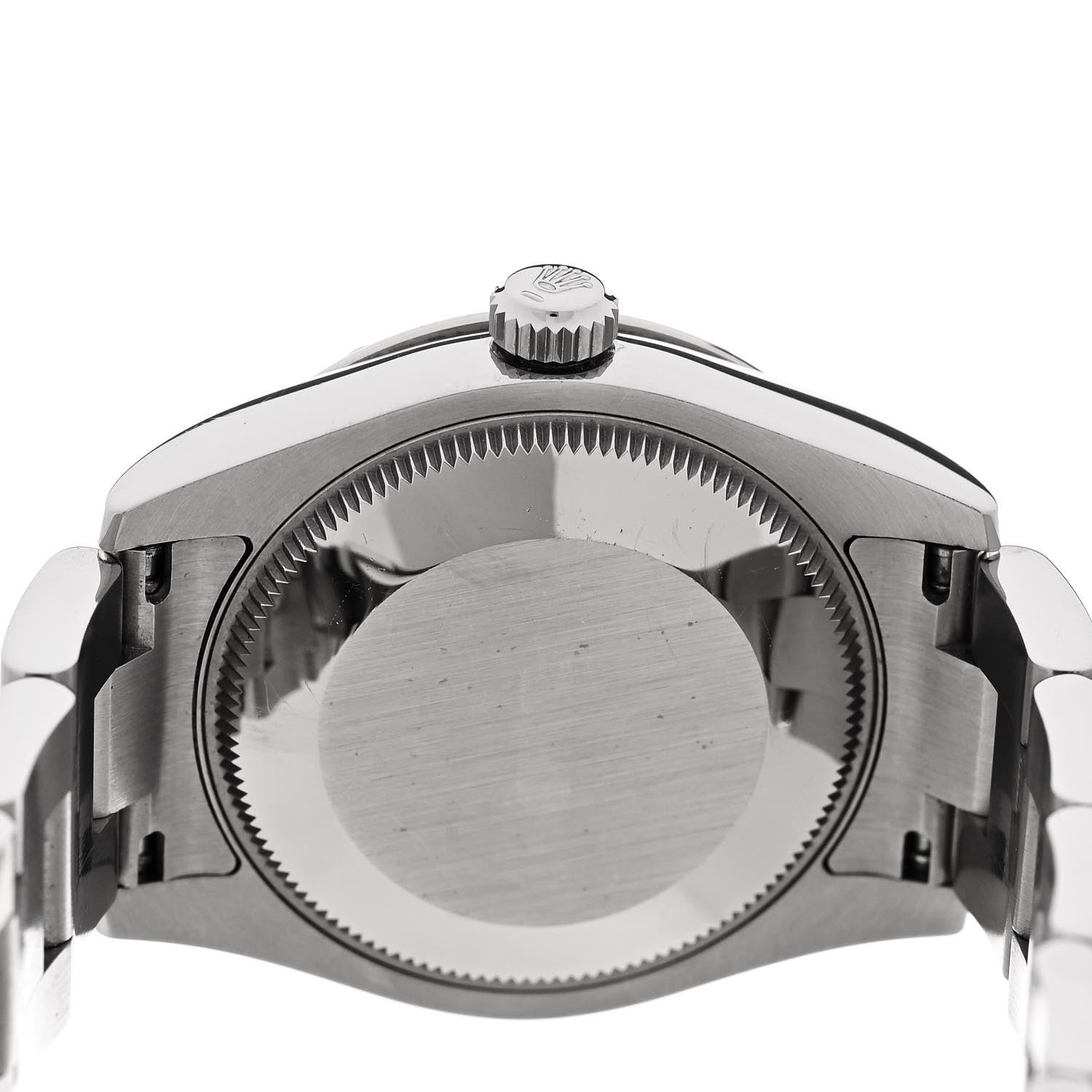 Rolex Stainless Steel 18K White Gold Diamond 31mm Oyster Perpetual Datejust Watch White Roman 178344 4 of 5