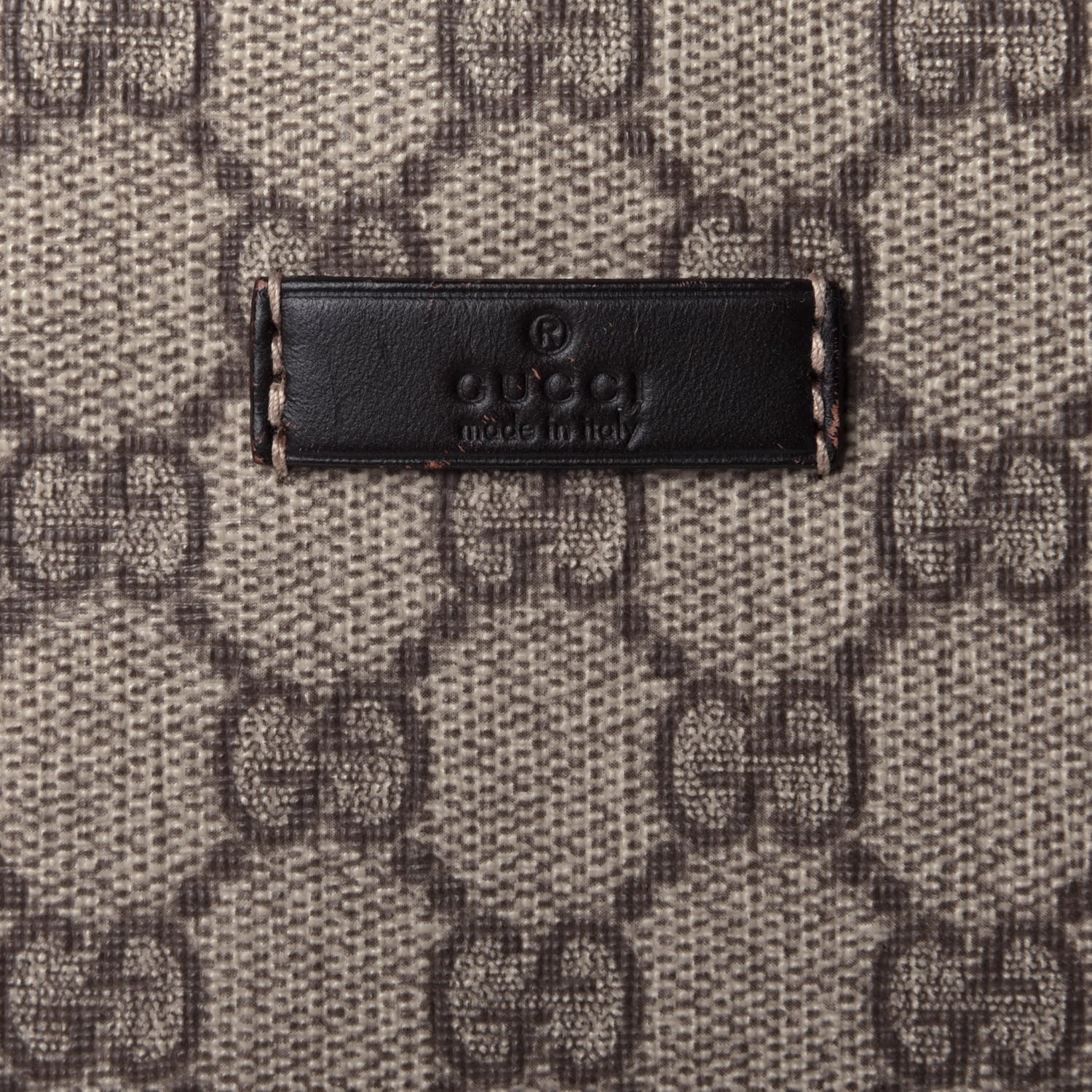 Gucci GG Supreme Monogram Belt Bag Dark Brown 10 of 11