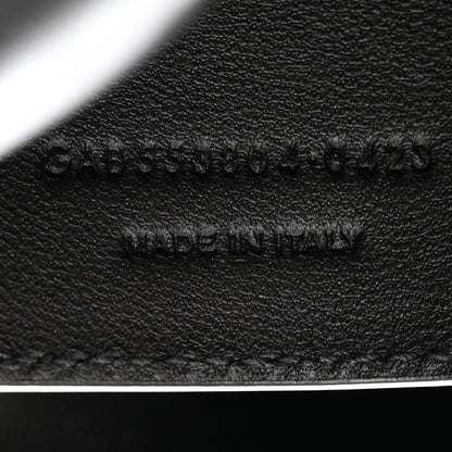 Saint Laurent Smooth Calfskin Suede Medium Reversible Monogram Kate Satchel Black 7 of 13