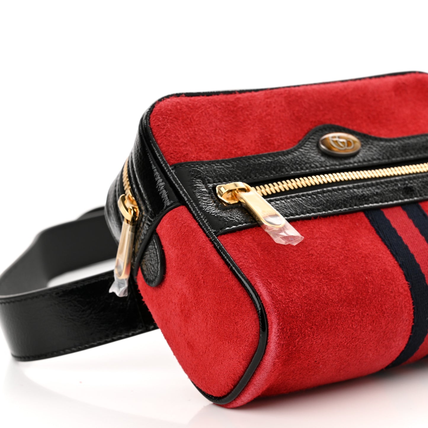 Suede Small Ophidia Belt Bag 85 34 Hibiscus Red
