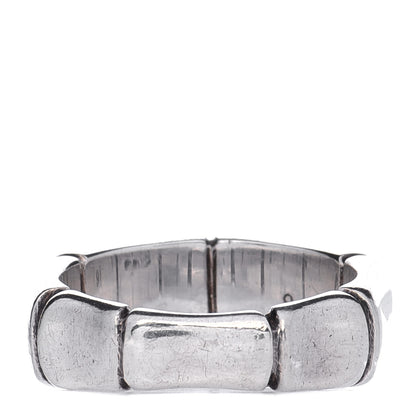 Gucci Sterling Silver Bamboo Band Ring 49 4.75 3 of 6