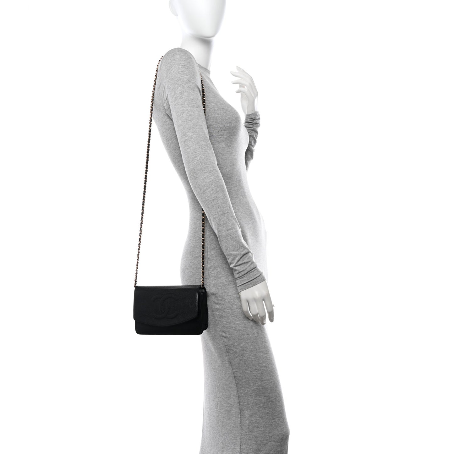 Caviar Timeless CC Wallet on Chain WOC Black