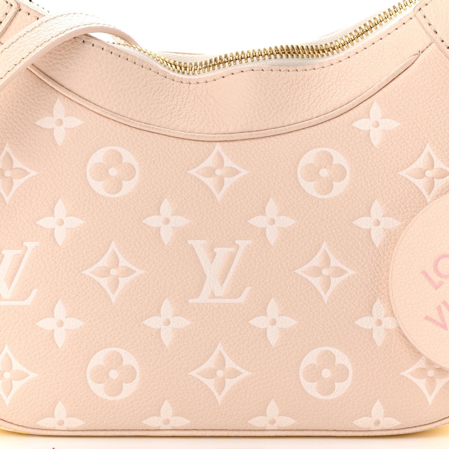 Louis Vuitton Empreinte Monogram Spring in the City Bagatelle NM Pink Beige Yellow 7 of 11