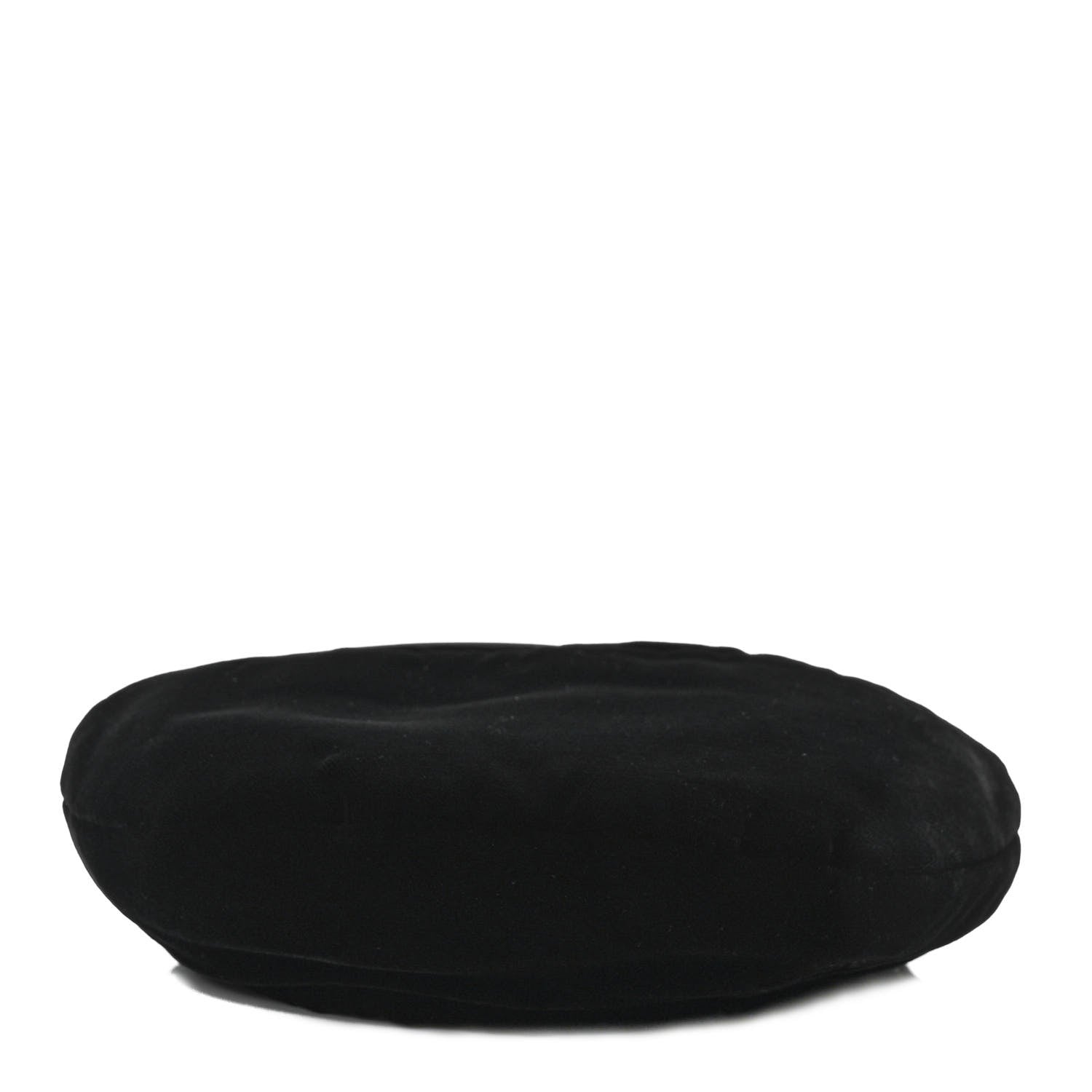 Chanel Velvet Beret Hat M Black 1 of 7
