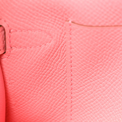 Hermes Epsom Kelly Wallet To Go Rose Confetti 8 of 11