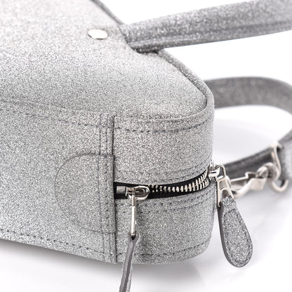 Balenciaga Glitter XS Triangle Duffle Argent Black 10 of 11