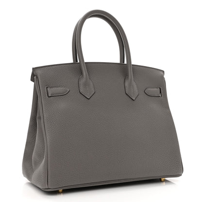 Hermes Togo Birkin 30 Etain 3 of 11