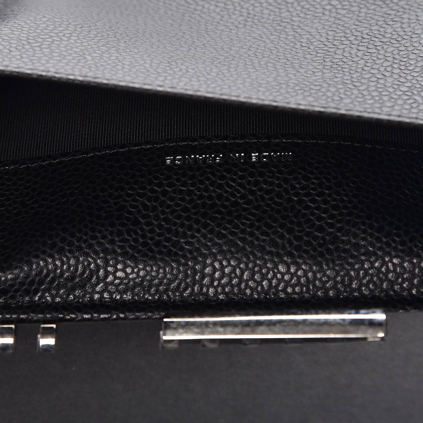 Caviar Quilted Large Agenda Cover Black