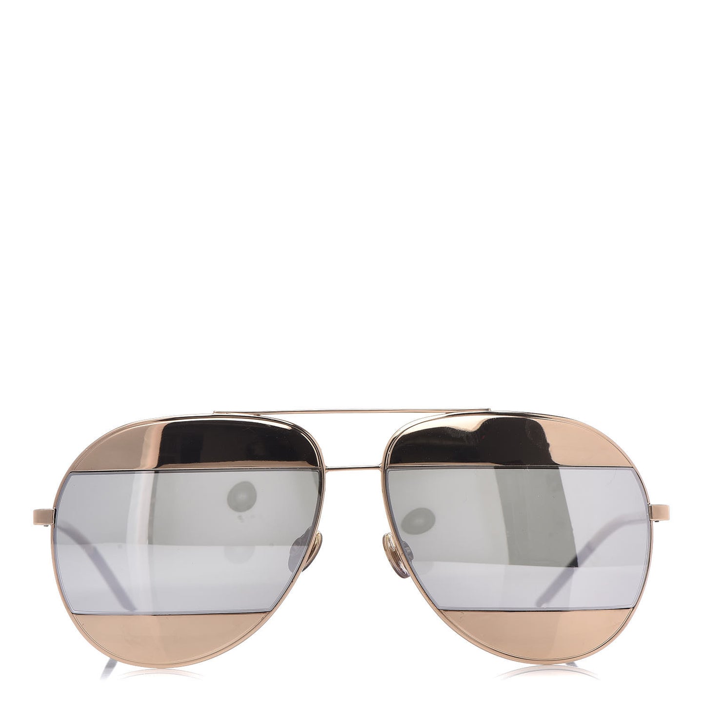 Split 1 Aviator Sunglasses Gold