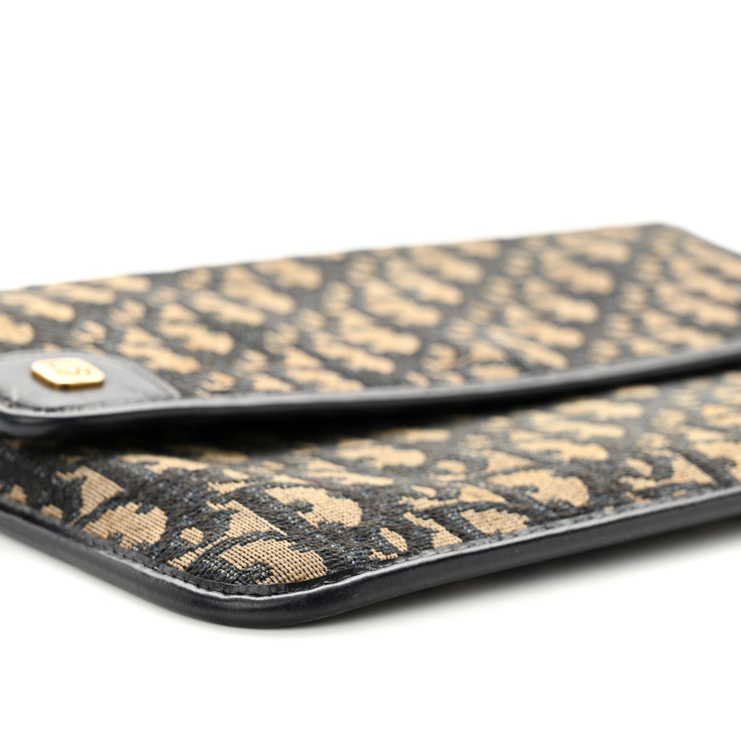 Christian Dior CHRISTIAN DIOR Monogram Chain Flap Blue 8 of 13