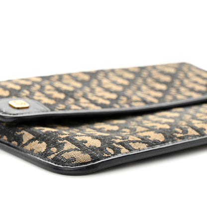 Christian Dior CHRISTIAN DIOR Monogram Chain Flap Blue 8 of 13