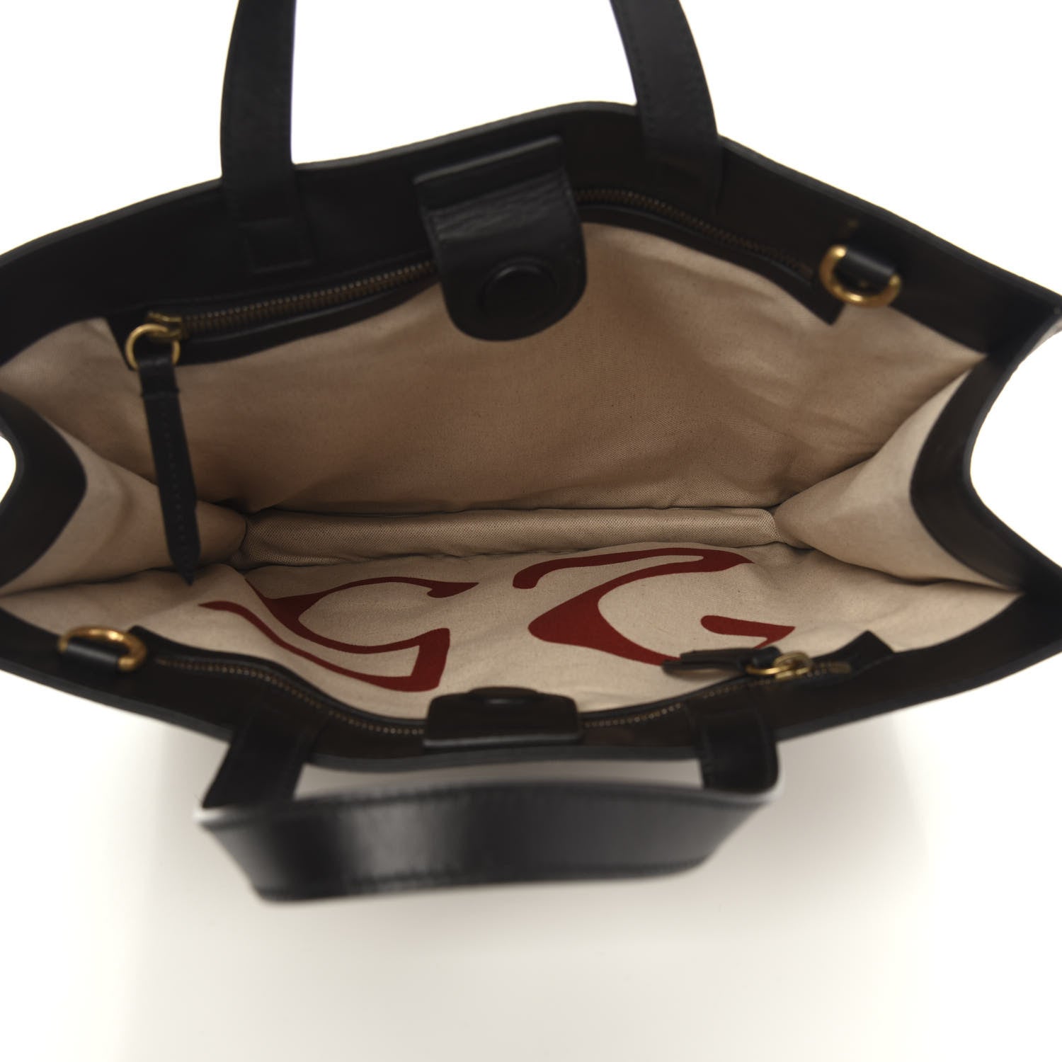 Gucci Soft GG Supreme Monogram Kingsnake Vertical Tote Black 5 of 11