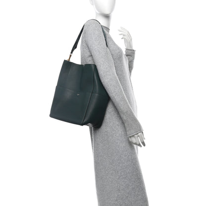 Celine Soft Grained Calfskin Sangle Bucket Bag Amazone 2 of 9