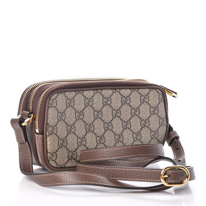 Gucci GG Supreme Monogram Web Mini Ophidia GG Bag Brown 3 of 16