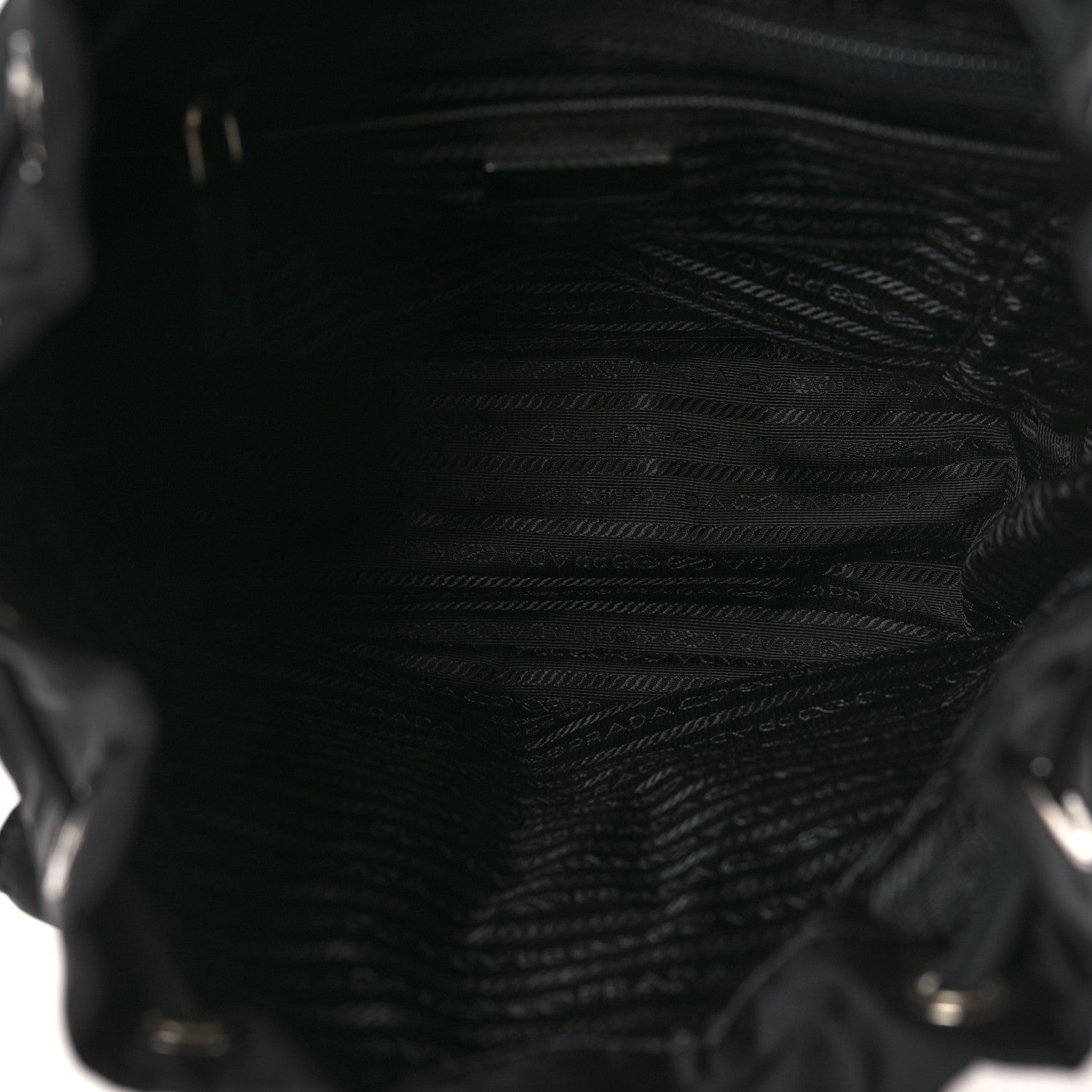 Prada Tessuto Nylon Saffiano Small Backpack Black 5 of 10