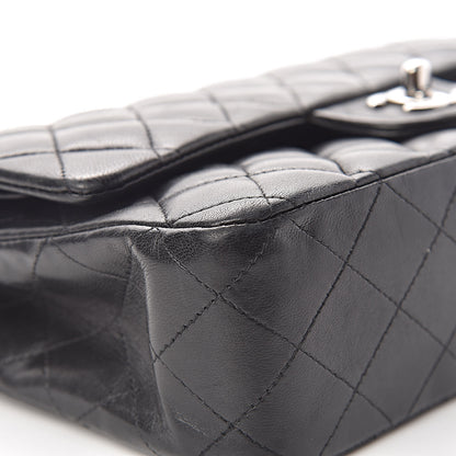 Chanel Lambskin Quilted Medium Double Flap Black 11 of 25
