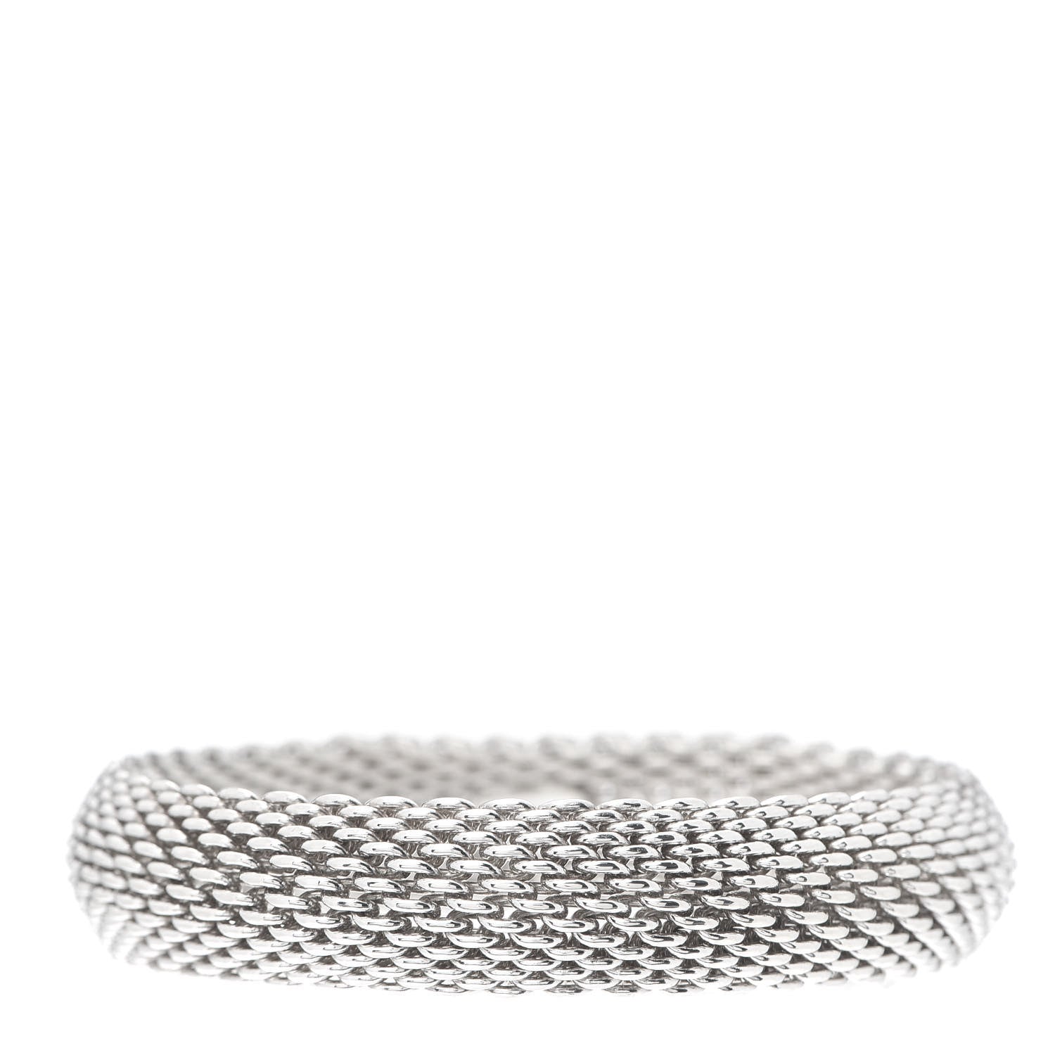 Tiffany Sterling Silver Somerset Mesh Bracelet 1 of 4
