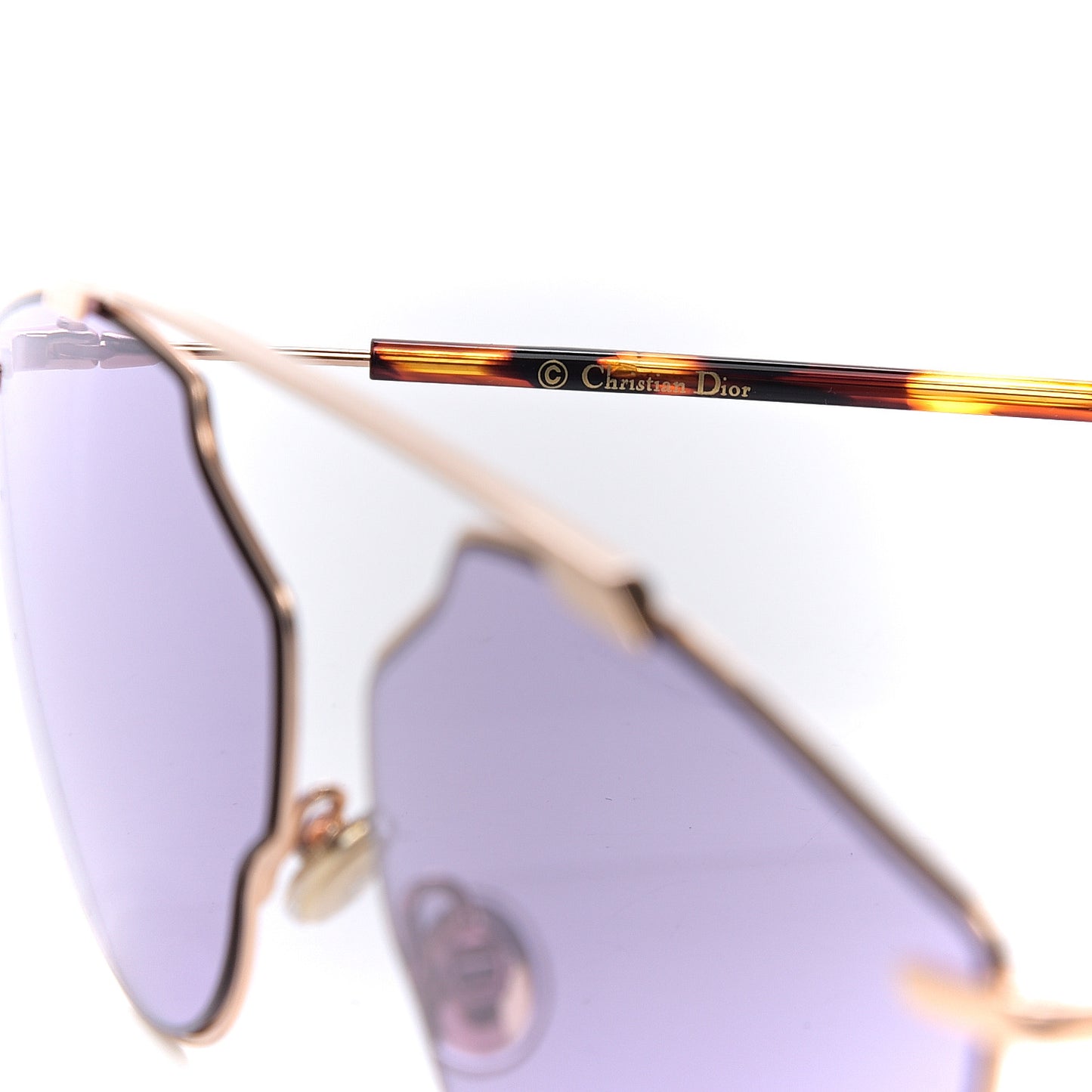 So Real Pop Sunglasses Rose Gold Purple