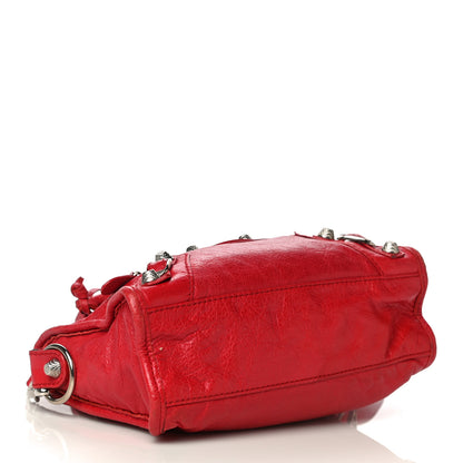 Balenciaga Agneau Giant 12 Silver Hardware Mini City Rouge Cardinal 4 of 25