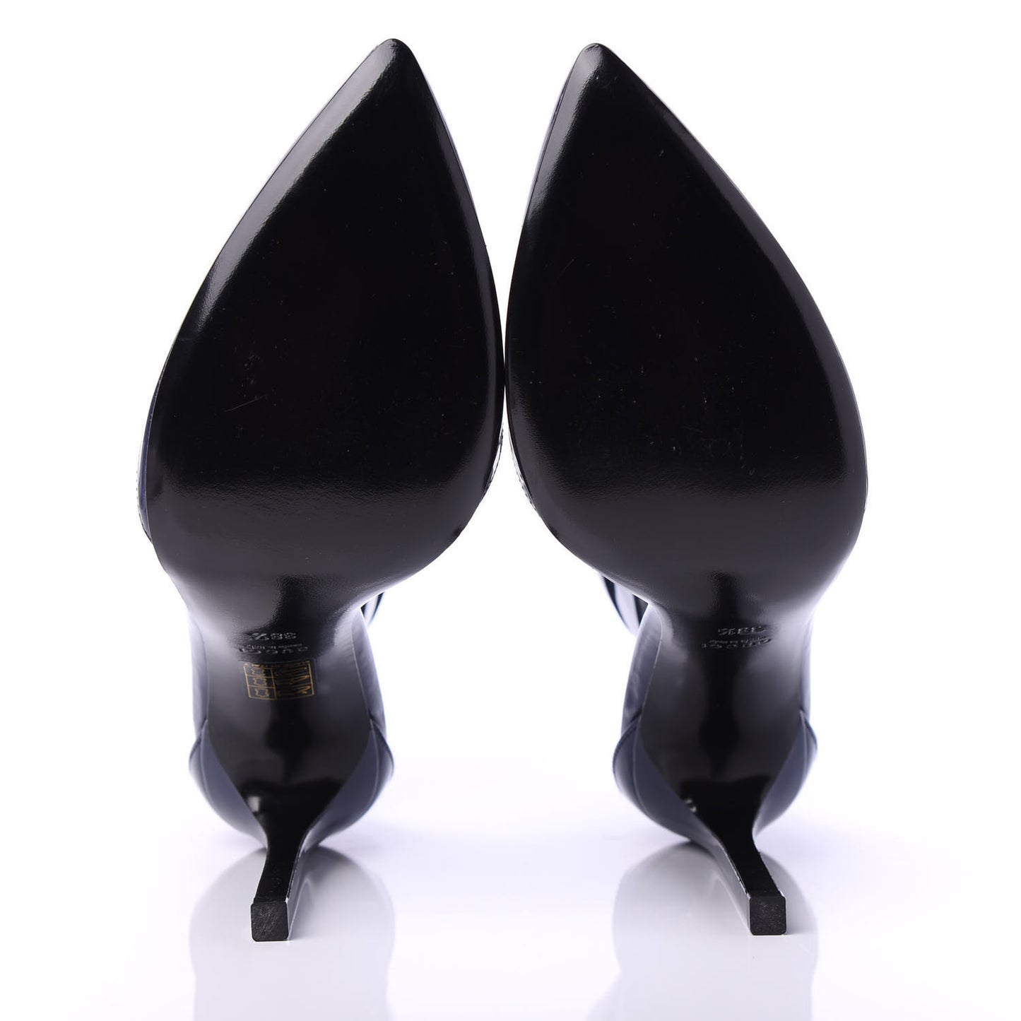 Vernice Crystal Ursula Ankle Wrap Pumps 38.5 Classic Marine